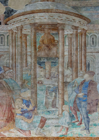 Pisa, Camposanto monumentale:
“Abramo e gli Adoratori di Belo (Baal)”, affreschi di Benozzo Gozzoli, 1470/71.
Particolare.

[ENG]
Pisa, Monumental Cemetery: 
“Abraham and the Worshippers of Belus (Baal)”, frescoes by Benozzo Gozzoli, 1470/71. 
Detail.
Camposanto Monumentale, Pisa (PI), Toscana - Tuscany, Italia - Italy