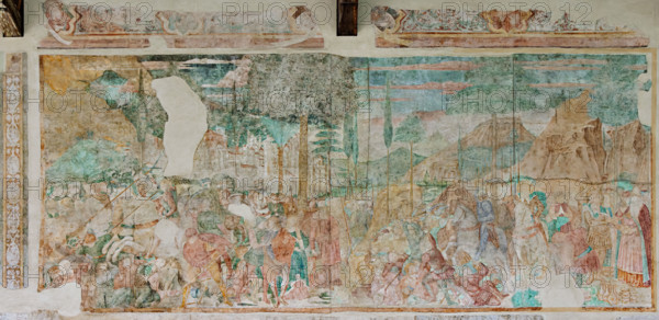 Pisa, Camposanto monumentale:
“Abramo vittorioso sugli Assiri”, affreschi di Benozzo Gozzoli, 1471/72.

[ENG]
Pisa, Monumental Cemetery: 
“Abraham victorious over the Assyrians”, frescoes by Benozzo Gozzoli, 1471/72.
Camposanto Monumentale, Pisa (PI), Toscana - Tuscany, Italia - Italy