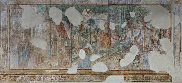 Pisa, Camposanto monumentale:
“Storie di Agar e Abramo”, affreschi di Benozzo Gozzoli, 1471/72.

[ENG]
Pisa, Monumental Cemetery: 
“Stories of Hagar and Abraham”, frescoes by Benozzo Gozzoli, 1471/72.
Camposanto Monumentale, Pisa (PI), Toscana - Tuscany, Italia - Italy