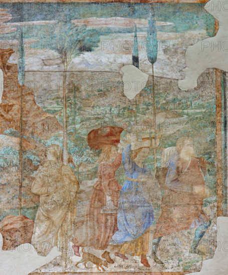 Pisa, Camposanto monumentale:
“Incendio di Sodoma”, affreschi di Benozzo Gozzoli, 1473/75.

[ENG]
Pisa, Monumental Cemetery: 
“Burning of Sodoma”, frescoes by Benozzo Gozzoli, 1473/75.
Camposanto Monumentale, Pisa (PI), Toscana - Tuscany, Italia - Italy