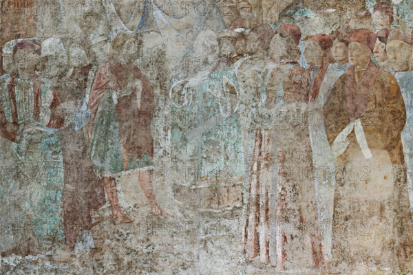 Pisa, Camposanto monumentale:
“Incontro di Esaù e Giacobbe - Ratto di Dina ”, affreschi di Benozzo Gozzoli, 1473/75.
Particolare.

[ENG]
Pisa, Monumental Cemetery: 
“The Meeting of Esau and Jacob - The Rape of Dinah”, frescoes by Benozzo Gozzoli, 1473/75.
Detail.
Camposanto Monumentale, Pisa (PI), Toscana - Tuscany, Italia - Italy