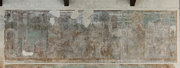 Pisa, Camposanto monumentale:
“Sogno e nozze di Giacobbe ”, affreschi di Benozzo Gozzoli, 1473/75.

[ENG]
Pisa, Monumental Cemetery: 
“Dream and Wedding of Jacob”, frescoes by Benozzo Gozzoli, 1473/75.
Camposanto Monumentale, Pisa (PI), Toscana - Tuscany, Italia - Italy