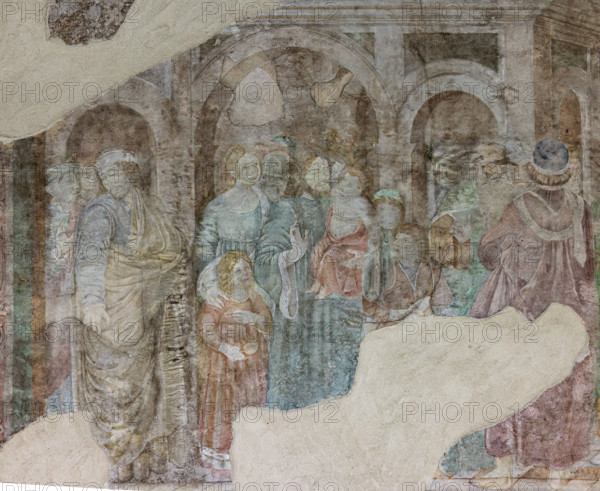 Pisa, Camposanto monumentale:
“Infanzia e giovinezza di Mosè”, affreschi di Benozzo Gozzoli, 1477/8.
Particolare.

[ENG]
Pisa, Monumental Cemetery: 
 “Childhood and Youth of Moses,” frescoes by Benozzo Gozzoli,  1477/8.
Detail.
Camposanto Monumentale, Pisa (PI), Toscana - Tuscany, Italia - Italy