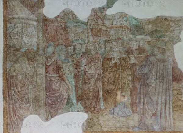 Pisa, Camposanto monumentale:
“Mosè e le Tavole della Legge”, affreschi di Benozzo Gozzoli, 1478/79.
Particolare.

[ENG]
Pisa, Monumental Cemetery: 
“Moses and the Tablets of the Alliance”, frescoes by Benozzo Gozzoli, 1478/79.
Detail.
Camposanto Monumentale, Pisa (PI), Toscana - Tuscany, Italia - Italy