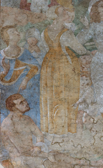 Pisa, Camposanto monumentale:
“La Verga di Aronne e il serpente di bronzo”, particolare; affreschi di Benozzo Gozzoli - 1481.
Camposanto Monumentale, Pisa (PI), Toscana - Tuscany, Italia - Italy