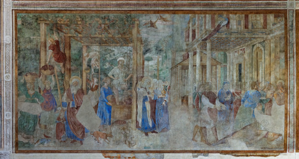 Pisa, Camposanto monumentale:
“Vendemmia ed Ebbrezza di Noè” , 
affreschi di Benozzo Gozzoli, 1468/9.

[ENG]
Pisa, Monumental Cemetery: 
 “Grape Harvest and Drunkenness of Noah”, frescoes by Benozzo Gozzoli, 1468/9.
Camposanto Monumentale, Pisa (PI), Toscana - Tuscany, Italia - Italy