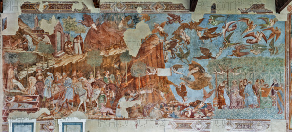 Pisa, Camposanto monumentale: ”Trionfo della Morte”, affresco di Buonamico Buffalmacco, 1336/1341.

[ENG]
Pisa, Monumental Cemetery: "Triumph of Death," fresco by Buonamico Buffalmacco, 1336/1341.
Camposanto Monumentale, Pisa (PI), Toscana - Tuscany, Italia - Italy