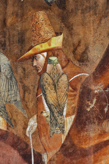 Pisa, Camposanto monumentale: ”Trionfo della Morte”, particolare degli affreschi di Buonamico Buffalmacco, 1336/1341. Dettaglio con falconiere e falcone.

[ENG]
Pisa, Monumental Cemetery: "Triumph of Death," detail of the frescoes by Buonamico Buffalmacco, 1336/1341. Detail with a falconer  and a falcon.
Camposanto Monumentale, Pisa (PI), Toscana - Tuscany, Italia - Italy