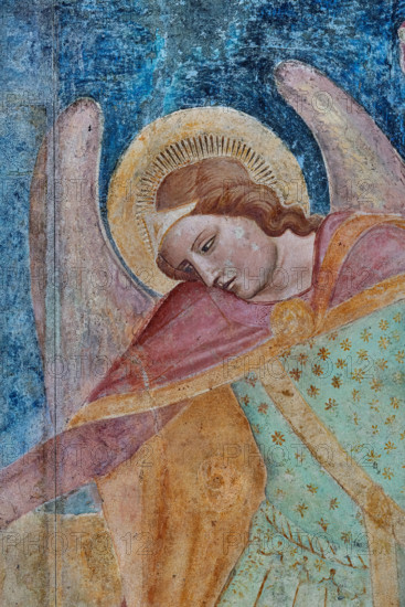 Pisa, Camposanto monumentale:
“Giudizio Universale”.  Affreschi di Buonamico Buffalmacco, 1336/1341.
Particolare con un arcangelo  incaricato di smistare correttamente le anime.

[ENG]
Pisa, Monumental Cemetery: "The Last Judgement”. Frescoes by Buonamico Buffalmacco, 1336/1341.
Detail with an archangel charged with correctly sorting souls.
Camposanto Monumentale, Pisa (PI), Toscana - Tuscany, Italia - Italy