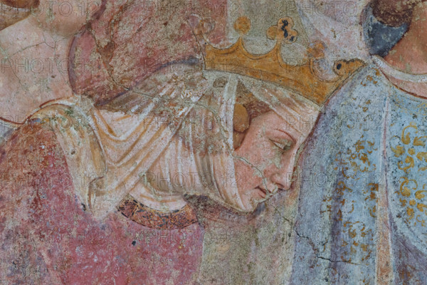 Pisa, Camposanto monumentale:
“Giudizio Universale”.  Affreschi di Buonamico Buffalmacco, 1336/1341.
Particolare con donna del un gruppo di giuste ed elette.

[ENG]
Pisa, Monumental Cemetery: "The Last Judgement”. Frescoes by Buonamico Buffalmacco, 1336/1341.
Detail with a woman of a group of the righteous and the elect women.
Camposanto Monumentale, Pisa (PI), Toscana - Tuscany, Italia - Italy