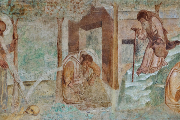 Pisa, Camposanto Monumentale: “Tebaide”,
storie degli Eremiti e dei Santi Padri ispirate alla “Vitae Patrum” del canonico domenicano Cavalca. Particolare. Affreschi di Buonamico Buffalmacco, 1336/1341.

[ENG]
Pisa, Monumental Cemetery: “Thebaid”, Stories of the Hermits and the Holy Fathers inspired by the Vitae Patrum by the Dominican Domenico Canon Cavalca. Detail.
Frescoes by Buonamico Buffalmacco, 1336/1341.
Camposanto Monumentale, Pisa (PI), Toscana - Tuscany, Italia - Italy