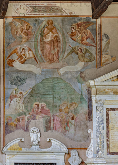 Pisa, Camposanto monumentale, parete est:
“Ascensione”.  Affreschi di Buonamico Buffalmacco, 1336/1341.

[ENG]
Pisa, Monumental Cemetery, East Wall: “Ascension”. Frescoes by Buonamico Buffalmacco, 1336/1341.
Camposanto Monumentale, Pisa (PI), Toscana - Tuscany, Italia - Italy