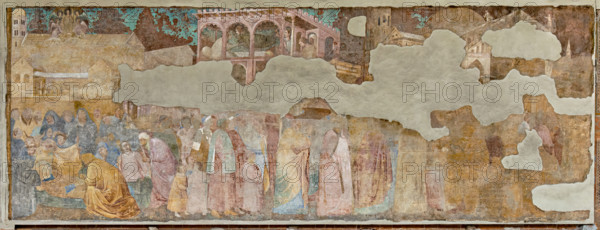 Pisa, Camposanto monumentale:
“Morte e funerali di San Ranieri” , affresco di Antonio Veneziano, 1384/1386.

[ENG]
Pisa, Monumental Cemetery: 
“Death and Funeral of Saint Ranieri”, fresco by Antonio Veneziano, 1384/1386.
Camposanto Monumentale, Pisa (PI), Toscana - Tuscany, Italia - Italy