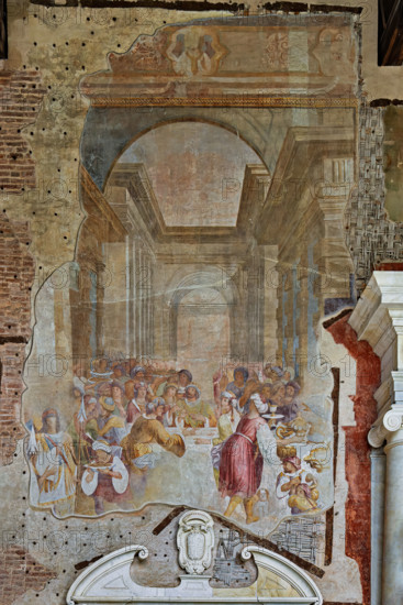 Pisa, Camposanto monumentale:
“Il convito di Baldassarre”, affreschi di Zaccaria Rondinosi, 1664.

[ENG]
Pisa, Monumental Cemetery: 
“Belshazzar’s Feast”, frescoes by Zaccaria Rondinosi, 1664.
Camposanto Monumentale, Pisa (PI), Toscana - Tuscany, Italia - Italy