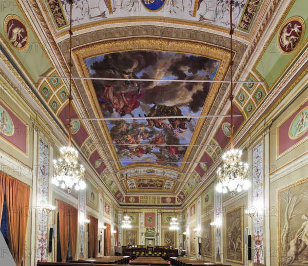 Appartamento Reale, sala d'Ercole (Parlamento
dell'Assemblea Regionale Siciliana):
Palazzo Reale (Palazzo dei Norma, Palermo (PA), Sicilia - Sicily, Italia - Italy