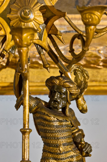 Palermo, Palazzo Reale o Palazzo dei Normanni, Appartamento Reale, Sala dei Viceré: testa di moro.

[ENG]
Palermo, The Royal Palace or Palazzo dei Normanni (Palace of the Normans), The Royal Apartment, The Viceroy Room: Moorish head.
Palazzo Reale (Palazzo dei Norma, Palermo (PA), Sicilia - Sicily, Italia - Italy