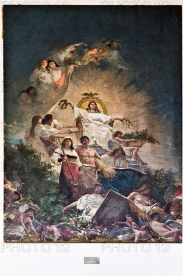 Palermo, Palazzo Reale o Palazzo dei Normanni, Appartamento Reale, corridoio che porta alla sala dei Vicere´: "La Remunerazione", di Giuseppe Sciuti (1834-1911).


[ENG]
Palermo, The Royal Palace or Palazzo dei Normanni (Palace of the Normans), The Royal Apartment,  corridor which leads to the Viceroy Room: "The Remuneration", by Giuseppe Sciuti, (1834-1911).
Palazzo Reale (Palazzo dei Norma, Palermo (PA), Sicilia - Sicily, Italia - Italy