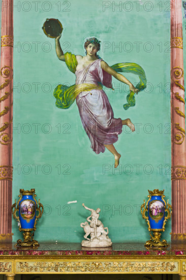 Palermo, Palazzo Reale o Palazzo dei Normanni, Appartamento Reale, Sala Pompeiana: "Ninfa danzante", pittura murale a secco di Giuseppe Patania, 1830 circa.

[ENG]
Palermo, The Royal Palace or Palazzo dei Normanni (Palace of the Normans), The Royal Apartment, the Pompeiana Room: "Dancing Nymph", dry wall painting by Giuseppe Patania, about 1830.
Palazzo Reale (Palazzo dei Norma, Palermo (PA), Sicilia - Sicily, Italia - Italy