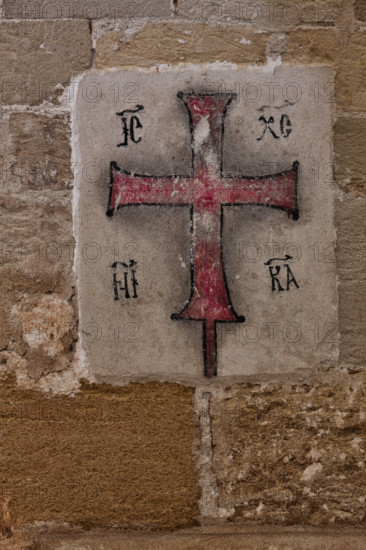 Palermo, The Royal Palace or Palazzo dei Normanni (Palace of the Normans), The Palatine Chapel (Basilica), the Crypt (Lower Church): one of the original consecration crosses.
Palazzo Reale (Palazzo dei Norma, Palermo (PA), Sicilia - Sicily, Italia - Italy