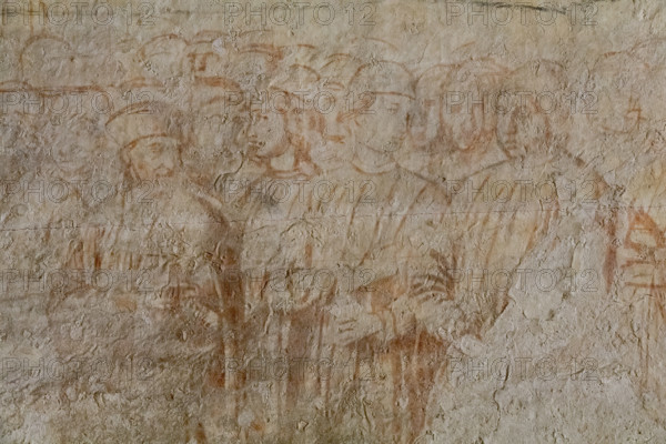 Pisa, Museo delle sinopie:
“La regina di Saba davanti a Salomone”, sinopia di Benozzo Gozzoli, preparatoria agli affreschi del Camposanto, 1481-84.
Particolare con gruppo di uomini.

[ENG]
Pisa, Sinopia Museum:
“Meeting of Solomon and Sheba”, sinopia by Benozzo Gozzoli, preparatory to the frescoes in the Camposanto, 1481.
Detail with  a group of men.
Museo delle sinopie, Pisa (PI), Toscana - Tuscany, Italia - Italy