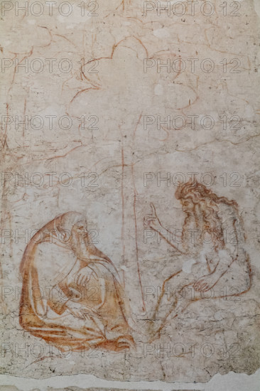 Pisa, Museo delle sinopie: “Tebaide”,
storie degli Eremiti e dei Santi Padri ispirate alla “Vitae Patrum” del canonico domenicano Cavalca. Sinopia preparatoria agli affreschi del Camposanto di Buonamico Buffalmacco, 1336/1341.

[ENG]
Pisa, Sinopia Museum: “Thebaid”, Stories of the Hermits and the Holy Fathers inspired by the Vitae Patrum by the Dominican Domenico Canon Cavalca. Sinopia preparatory to the frescoes by Buonamico Buffalmacco, 1336/1341.
Museo delle sinopie, Pisa (PI), Toscana - Tuscany, Italia - Italy