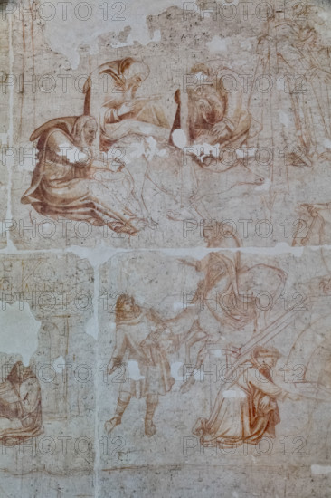 Pisa, Museo delle sinopie: “Tebaide”,
storie degli Eremiti e dei Santi Padri ispirate alla “Vitae Patrum” del canonico domenicano Cavalca. Sinopia preparatoria agli affreschi del Camposanto di Buonamico Buffalmacco, 1336/1341.

[ENG]
Pisa, Sinopia Museum: “Thebaid”, Stories of the Hermits and the Holy Fathers inspired by the Vitae Patrum by the Dominican Domenico Canon Cavalca. Sinopia preparatory to the frescoes by Buonamico Buffalmacco, 1336/1341.
Museo delle sinopie, Pisa (PI), Toscana - Tuscany, Italia - Italy
