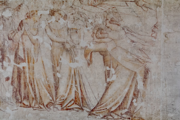 Pisa, Museo delle sinopie:
“Giudizio universale”.  Sinopia preparatoria degli affreschi di Buonamico Buffalmacco, 1336/1341 nel Camposanto di Pisa.
Particolare con gruppo di peccatori.

[ENG]
Pisa, Monumental Cemetery: “Last Judgment”. Preparatory sinopia to the frescoes by Buonamico Buffalmacco in the Monumental Cemetery, 1336/1341.
Detail with some sinners.
Museo delle sinopie, Pisa (PI), Toscana - Tuscany, Italia - Italy
