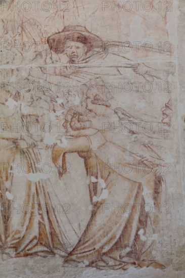 Pisa, Museo delle sinopie:
“Giudizio universale”.  Sinopia preparatoria degli affreschi di Buonamico Buffalmacco, 1336/1341 nel Camposanto di Pisa.
Particolare con gruppo di peccatori.

[ENG]
Pisa, Monumental Cemetery: “Last Judgment”. Preparatory sinopia to the frescoes by Buonamico Buffalmacco in the Monumental Cemetery, 1336/1341.
Detail with some sinners.
Museo delle sinopie, Pisa (PI), Toscana - Tuscany, Italia - Italy