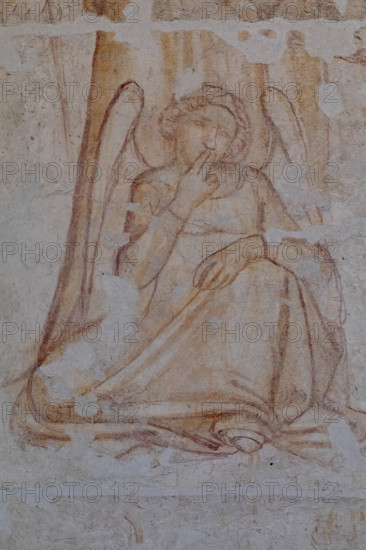 Pisa, Museo delle sinopie:
“Giudizio Universale”.  Sinopia preparatoria degli affreschi di Buonamico Buffalmacco per il Camposanto, 1336/1341.
Particolare con angelo.

[ENG]
Pisa, Sinopia museum: "The Last Judgement”. Sinopia preparatory to the frescoes by Buonamico Buffalmacco for the Monumental Cemetery, 1336/1341.
Detail with an angel.
Museo delle sinopie, Pisa (PI), Toscana - Tuscany, Italia - Italy