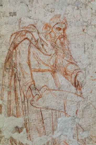 Pisa, Museo delle sinopie: ”Trionfo della Morte”, sinopia preparatoria agli affreschi di Buonamico Buffalmacco per il Camposanto, 1336/1341. Dettaglio con eremita.

[ENG]
Pisa, Sinopia Museum: "Triumph of Death," preparatory sinopia of the frescoes by Buonamico Buffalmacco for the Monumental Cemetery, 1336/1341. Detail with a hermit.
Camposanto Monumentale, Pisa (PI), Toscana - Tuscany, Italia - Italy