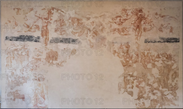Pisa, Museo delle sinopie: sulla sinistra, “Mosè”, calco in gesso di Nicola e Giovanni Pisano, fine XIII secolo. Sullo sfondo, sinopia preparatoria dell’affresco “Crocifissione”, di Francesco Traini destinato al Camposanto, 1330 - 35.

[ENG]
Pisa, Sinopia Museum: on the left, "Moses," a plaster cast by Nicola and Giovanni Pisano, late 13th century. In the background, a preparatory sinopia for the fresco "Crucifixion," by Francesco Traini, intended for the Monumental Cemetery, 1330-35.
Camposanto Monumentale, Pisa (PI), Toscana - Tuscany, Italia - Italy