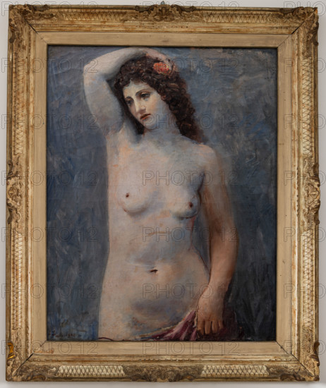 Collezione Assicoop Unipol, inv. n°  895: 
Achille Funi (1890-1972); “Nudo di donna” ; olio su tela, cm. 90x70.

[ENG]
Achille Funi (Ferrara 1890-1972);”Woman Nude”; oil painting on canvas, cm.  90x70.
Collezione Assicoop - Unipol, Modena (MO), Emilia Romagna, Italia - Italy