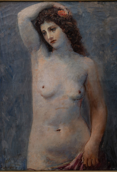 Collezione Assicoop Unipol, inv. n°  895: 
Achille Funi (1890-1972); “Nudo di donna” ; olio su tela, cm. 90x70.

[ENG]
Achille Funi (Ferrara 1890-1972);”Woman Nude”; oil painting on canvas, cm.  90x70.
Collezione Assicoop - Unipol, Modena (MO), Emilia Romagna, Italia - Italy