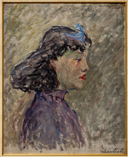 Collezione Assicoop Unipol, inv. n° 918: 
Pompeo Vecchiati (1911 - 1985); “Figura femminile” (olio su cartone, 46,5 x 37 cm).

[ENG]
Pompeo Vecchiati (1911 - 1985); “Female Figure” (oil painting on cardboard, 46,5 x 37 cm).
Collezione Assicoop - Unipol, Modena (MO), Emilia Romagna, Italia - Italy