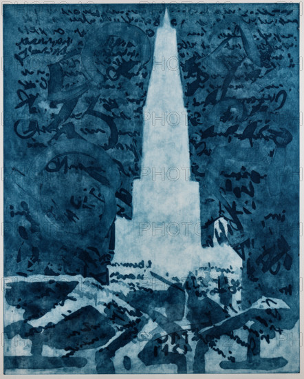 Collezione Assicoop Unipol, inv. n° 924: 
Giuliano Della Casa (1942); “Ghirlandina” (acquatinta, cm.79 x 99).

[ENG]
Giuliano Della Casa (1942); “Ghirlandina” (aquatint, 79 x 99 cm).
Collezione Assicoop - Unipol, Modena (MO), Emilia Romagna, Italia - Italy