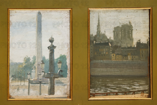 Collezione Assicoop Unipol, inv. n°967: 
Mario Vellani Marchi (1895 - 1979); “Scorci di Parigi” (olio su cartoncino, 21 x 16,5 cm ognuno).

[ENG]
Mario Vellani Marchi (1895 - 1979); “Views of Paris” (oil painting on cardboard, 21 x 16,5 cm each).
Collezione Assicoop - Unipol, Modena (MO), Emilia Romagna, Italia - Italy