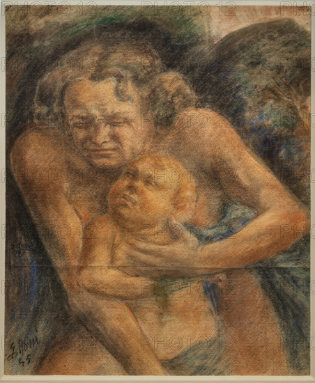 Collezione Assicoop Unipol, inv. n° 976: 
Giorgio Rossi (1892 - 1982); “Terrore di guerra, bombardano la città” (pastello, cm. 60 x 50).

[ENG]
Giorgio Rossi (1892 - 1982); “Terror of War, They Bomb the City”, (pastel, 60 x 50 cm).
Collezione Assicoop - Unipol, Modena (MO), Emilia Romagna, Italia - Italy