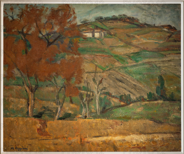 Mauro Reggiani (1897 - 1980); “Paesaggio - 1929” (olio su tela, 50 x 60).
Collezione Assicoop - Unipol, Modena (MO), Emilia Romagna, Italia - Italy