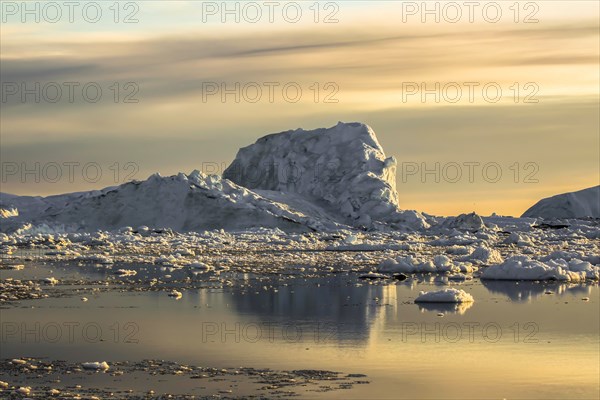 Iceberg, baie de Disko, Groenland