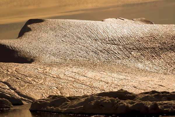 Détail d'un iceberg au Groenland