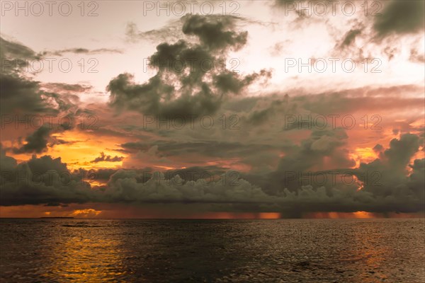 Sunset in Filiteyo, Maldives