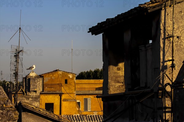 Vue d'un hôtel, Rome, Italie