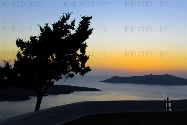 Vue de la caldeira, Santorin, Grèce