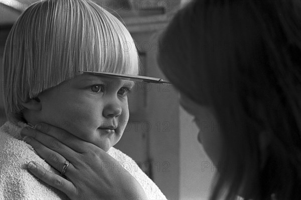 Young boy Getting Haircut