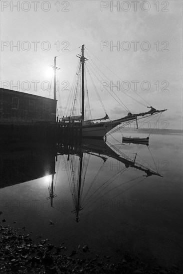 Docked Sailboat