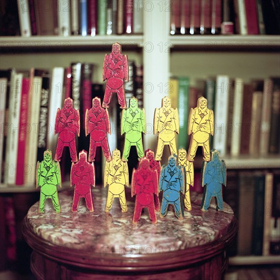 Wooden Toys Balancing on Table