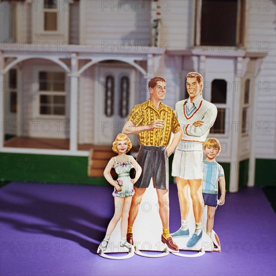 Two Dads and Kids Paper Dolls