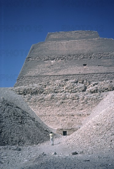 Meidum Pyramid, Egypt, 1981