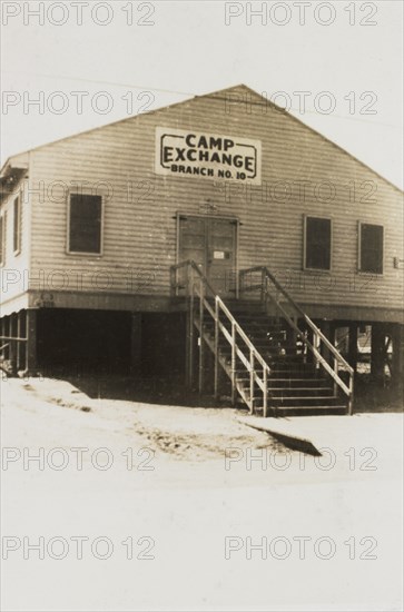 Camp Exchange (PX), WWII, 2nd Battalion, 389th Infantry, US Army Military Base Indiana USA, 1942