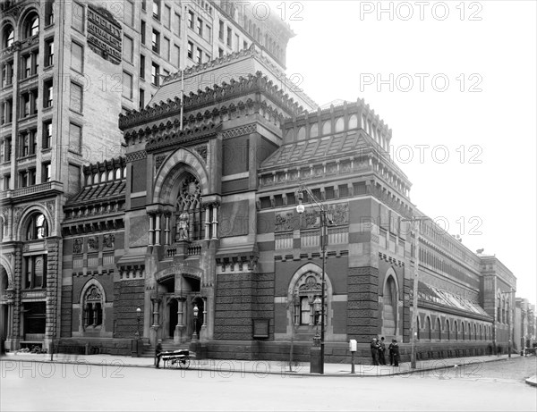 Pennsylvania Academy of the Fine Arts, Philadelphia, Pennsylvania, USA, Detroit Publishing Company, 1900